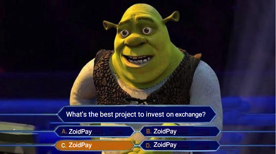 Anotherapp_io's tweet photo. Thanks for this cool #meme @KSerbesti 

Clearly just one right answer there 😃

$ZPAY 🚀🚀🚀 https://t.co/OKzDgMRIYJ