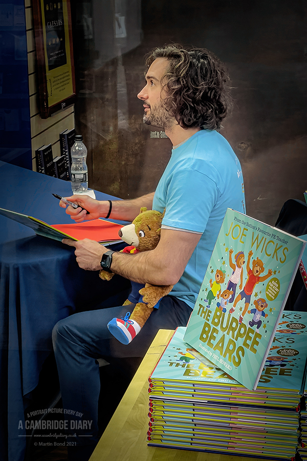 I know many accomplished children's book writers who will have a view on this but I do admire the way that Joe Wicks' own Burpee Bear is enjoying reading about himself 🙂
 A portrait picture of Cambridge every day since 2010. (No 4219) Tuesday 5th October 2021.
<a href="/heffersbookshop/">Heffers Bookshop</a>