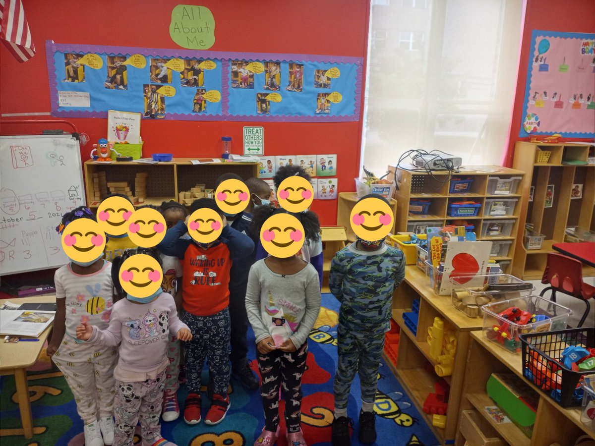 emilyshaltuper's tweet photo. What a fun day at @EarlyCenter! We are putting bullying to BED in honor of #NJWeekofRespect, the students shared different ways they can show respect to one another. #pajamaday #GoodtoGreat https://t.co/BjcvMkky8n