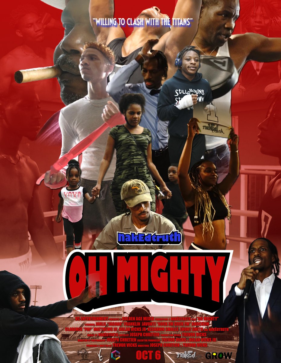 nakEdsince89's tweet photo. World Premiere: “Oh Mighty” (10/6)

TOMORROW …issa movie 🎥 🍿 

🔗 https://t.co/zyYjTQCd3Y 🔗

#OhMighty #GROWbynakEdtruth #nakEdsince89 #nakEdtruth #YouTube #subscribe https://t.co/AtHhASRlrT