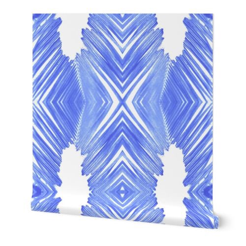 Our Palm Leaves print in electric blue on your kitchen walls with gray countertops & white cabinets. #bohemianchic 💙

25% Off Rolls & Swatches of Wallpaper  
spoonflower.com/en/wallpaper/9…  #homedecor #farmhouse #nature #foodie #diy #reno #interiordesign #boho