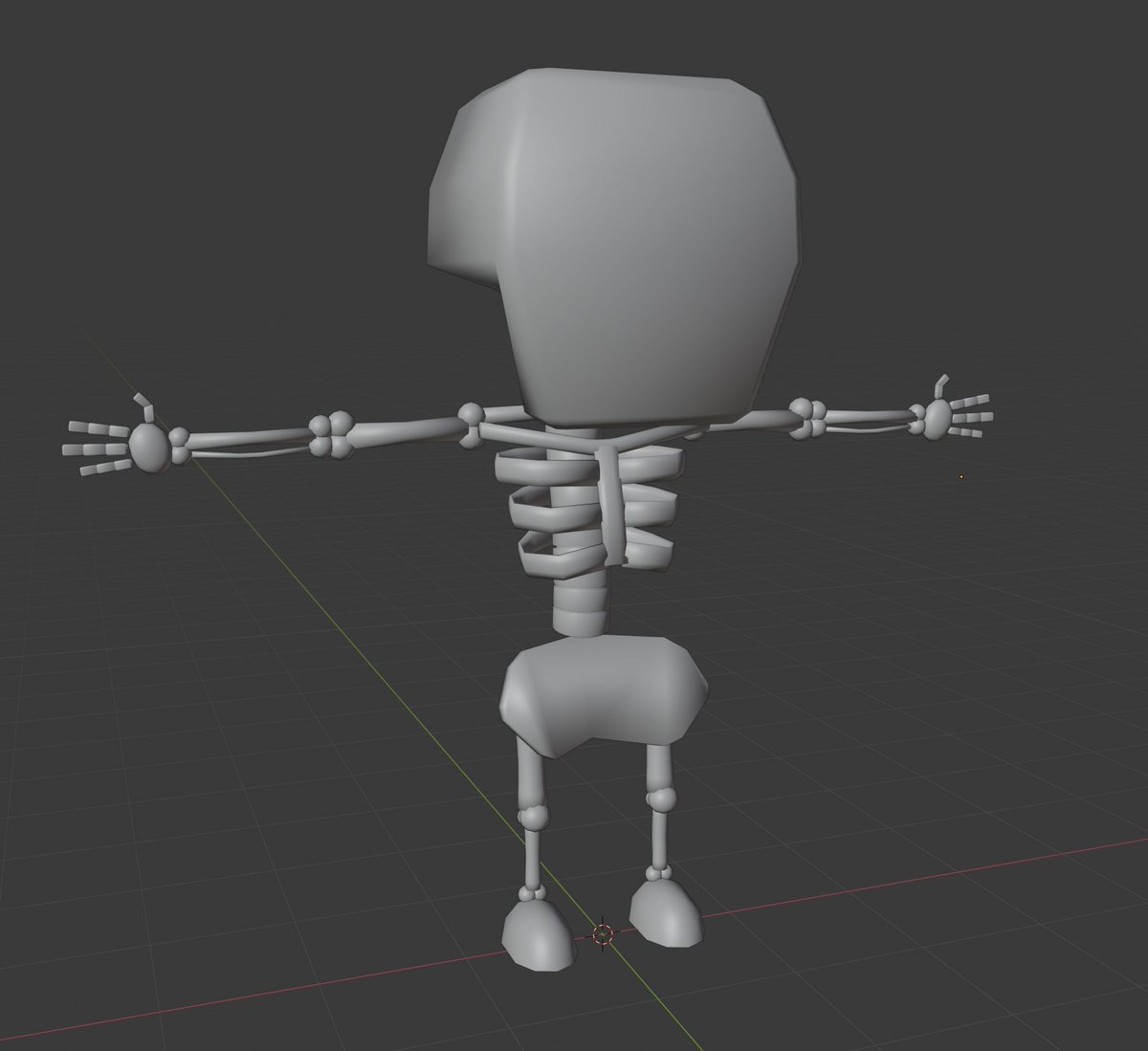 imtimothyjoseph's tweet photo. We've got skeletons incoming. #spooky #indiegame #3dmodeling #lowpoly #Halloween #skeleton https://t.co/jVkBoX2EDN