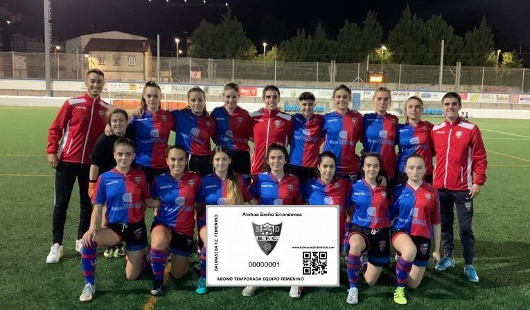 ¿QUIERES APOYAR A NUESTRAS NESKAS EN CADA PARTIDO? Os presentamos el abono del Balmaseda Femenino por tan solo 10€❗❗ Yo ni me lo pensaba... AUPA BALMA, AUPA NESKAK❤💙