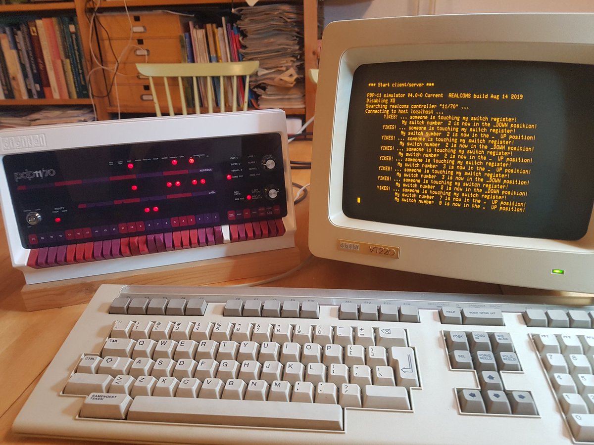 BioHJM's tweet image. PiDP11 time. #PDP11 #PiDP11 #VT220