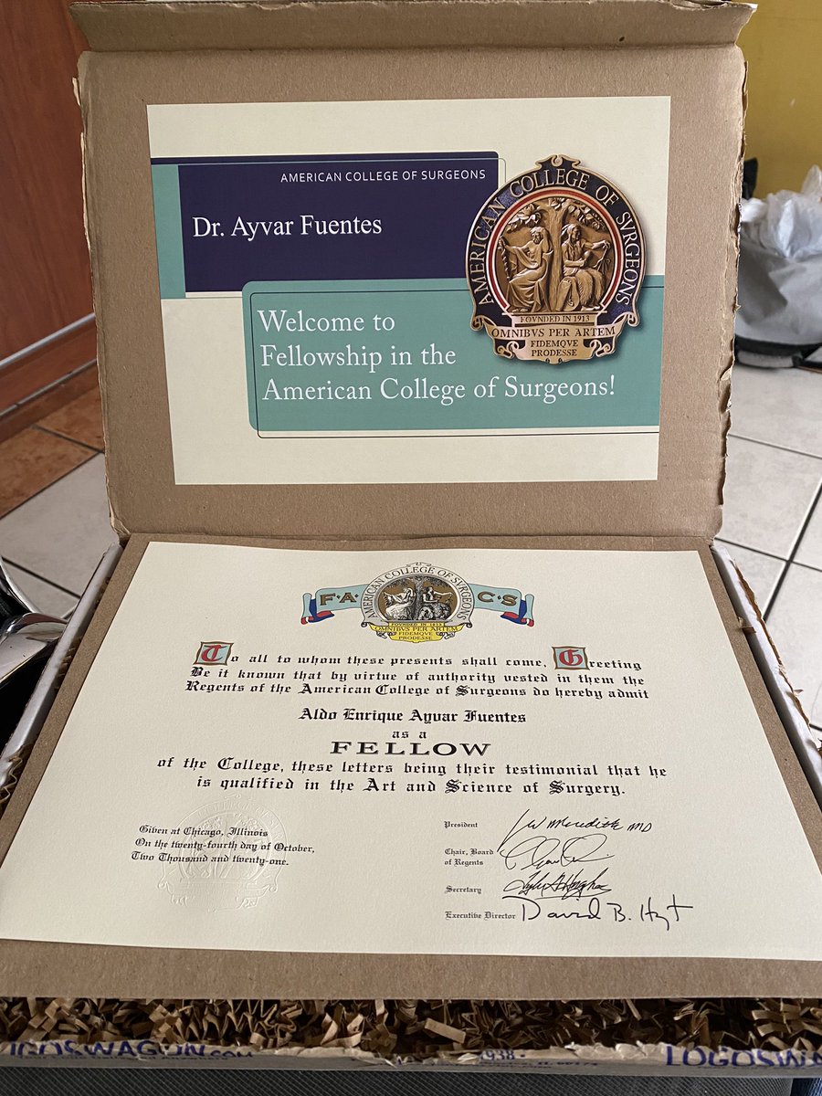 draldoayvar's tweet photo. #ProudToBeFACS @AmCollSurgeons https://t.co/nQh2GoQZaL