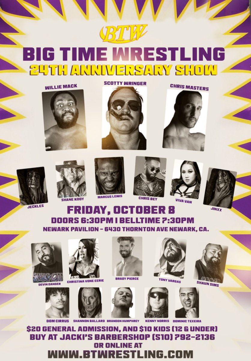 NationsCorner's tweet photo. #BustedOpenNation #HiJackerMike @MistaMacc got a chance to sit down with @BTWrestlingCA owner Kirk White to talk a little about this Friday 10/8/21 24th Anniversary Show. It drops on our YT channel at 6p EST - 3p PST!! Follow, Like &amp; Subscription!

https://t.co/hGBOw10szF https://t.co/f7aUjQPRtM