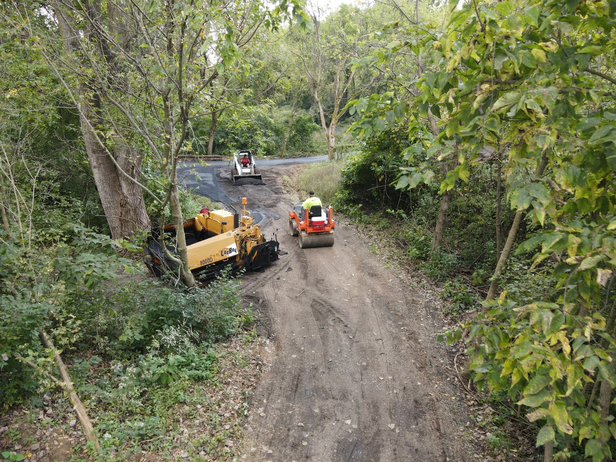 LawrenceINcity's tweet photo. Lee Road Nature Trail will be closed for approximately two weeks while the trail is being fully paved. https://t.co/DjdumDElJE