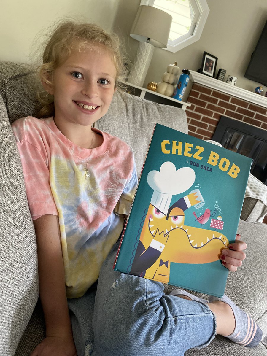 wambler's tweet photo. Voted her new favorite @bobshea book! #chezbob https://t.co/9U0y0cghFo