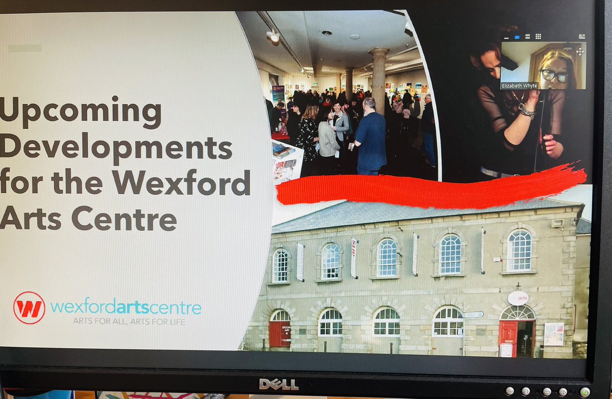 Members enjoyed an insightful presentation from <a href="/wexfordarts/">@Wexford Arts Centre</a> director <a href="/Elizwhyte/">Elizabeth Whyte</a>. The centre supports over 2000 artists &amp; welcomes over 70k visitors annually. A welcome investment for an extension will open next year. A treasure on our doorstep we need to continue to support. 👏