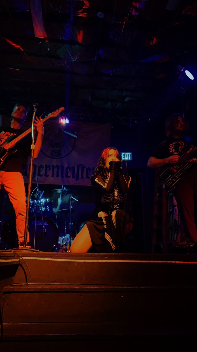 bermudasburden's tweet photo. Had a amazing night in Richmond at the E Street Pub 💀 with #misunderstood #somekindofnightmare ! 

Next show at The Melody Inn OCT 7th! Show starts at 8 don’t be late! 21+
 $5 

#metal #punkband #band #metalfamily #MetalHead #Punk #show #music #live https://t.co/xvO71GEAfw