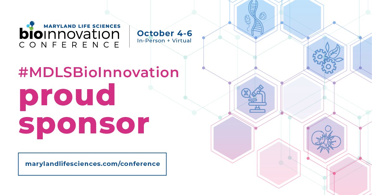 ScheerPartners's tweet image. We are pleased to have been a giveaway sponsor at the #MDLSBioInnovation and to have partnered with @MDTechCouncil ! marylandlifesciences.com/conference/