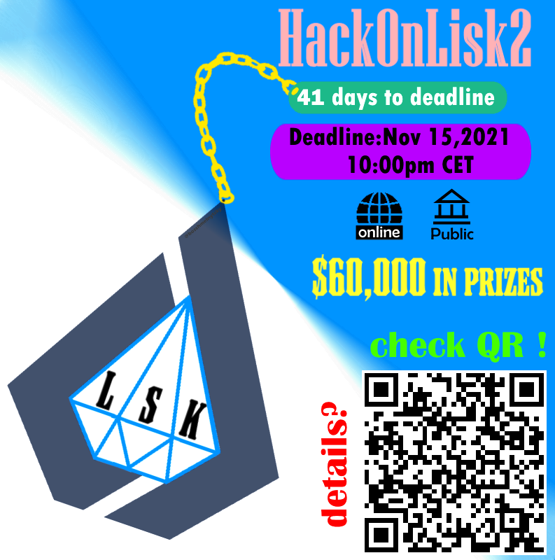 bosshmelnytsky's tweet photo. ☝️It's time to act, get involved >----> #HackOnLisk.💎
https://t.co/dVH8tFOla6
#lisk #sdk $lsk #js #blockchain #DeFi #GameFi #Typescript #crypto #future #Fintech #lsk #暗号通貨
@LiskHQ https://t.co/xxa39QTztM