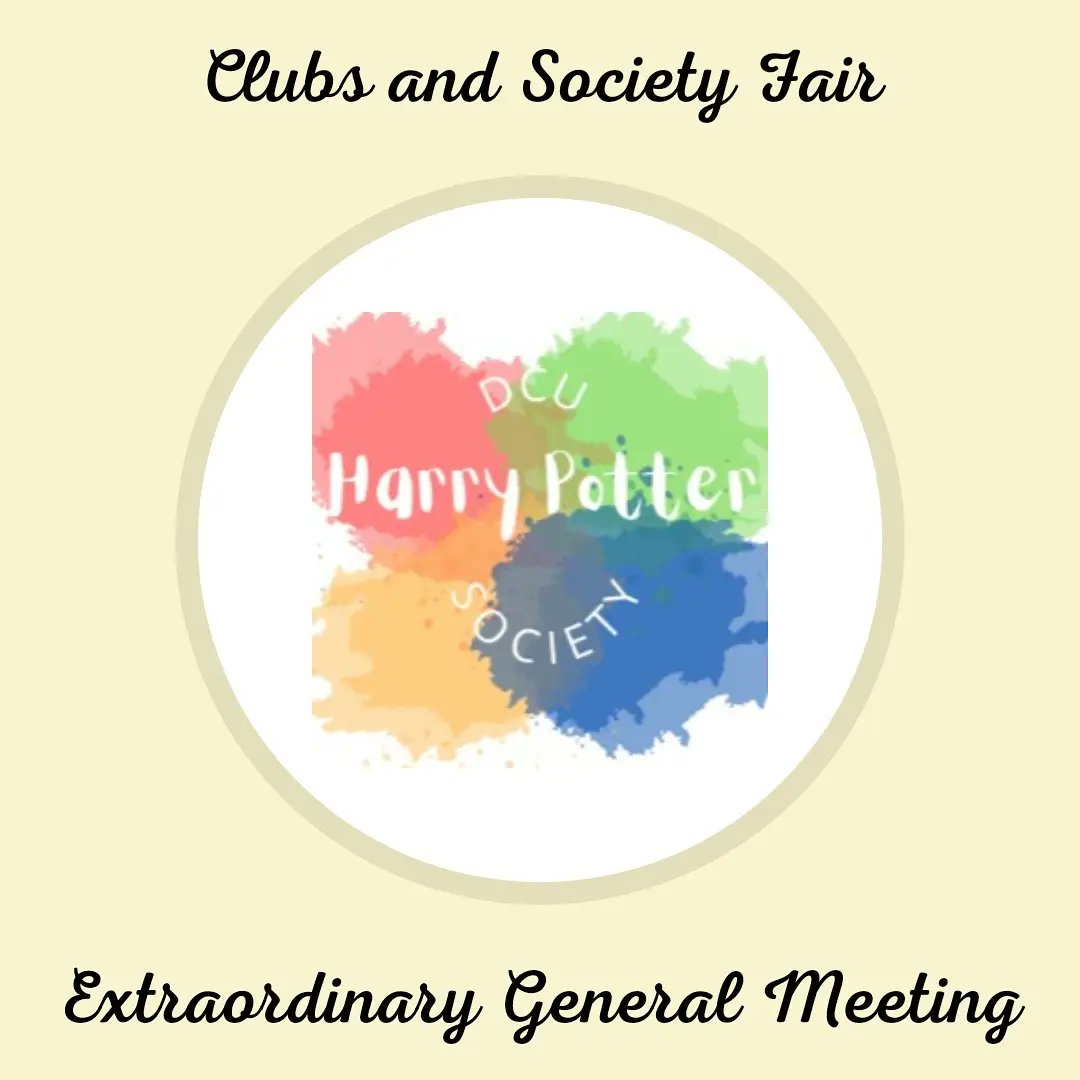 DCU Harry Potter Soc tweet media