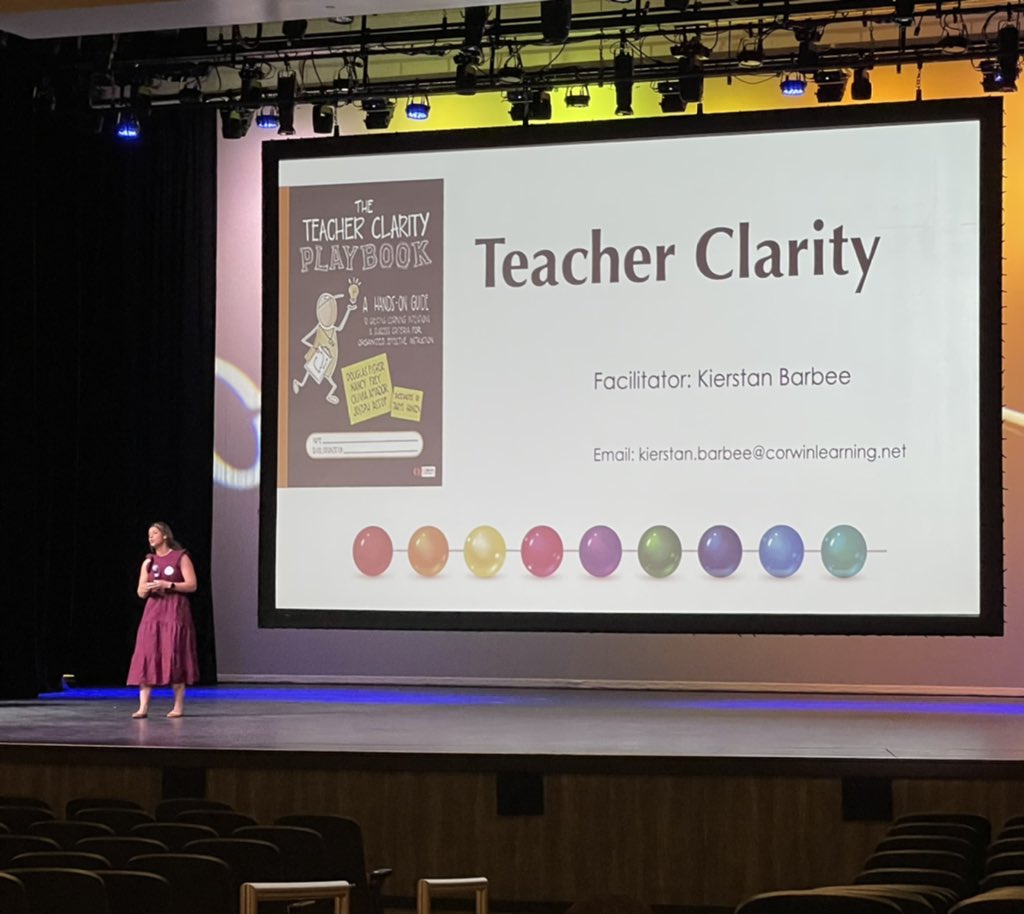 PV_ProDev's tweet image. Thanks Kirsten Barbi for sharing all about The Teacher Clarity Playbook with our PV teachers during our Early Release PD today!