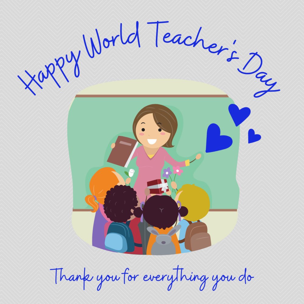 InglesideSchool's tweet photo. Happy World Teacher's Day https://t.co/2DRuQrcqQ8 https://t.co/mTry6lREtL