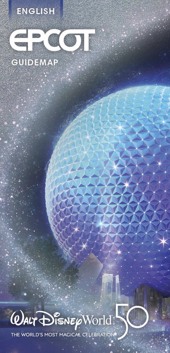 MickeyViews's tweet image. Full resolution Walt Disney World 50th map covers