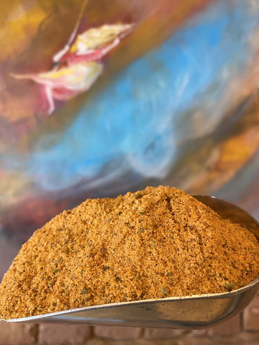 NancyCandySpice's tweet photo. New Rotisserie Chicken Seasoning! This Chicken Seasoning makes absolutely the BEST, most flavorful roasted or rotisserie chicken!

The background is one of Nancy's paintings. https://t.co/dEBlPQk5cc
