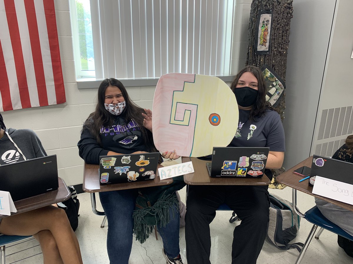 AP world students did a great job yesterday on their first Socratic Seminar! They brought in some clever props to symbolize their empires!