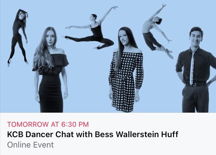kcballet's tweet photo. STARTS NOW | KCB Dancer Chat with #KCBallet dancers Taryn Mejia, Kaleena Burks and Cameron Thomas and Moderator Bess Wallerstein Huff! These revealing and informative chats are FREE on https://t.co/aEd9Pgqr0K. #KCBDancerChat #Ballet https://t.co/uyVdr5u57t
