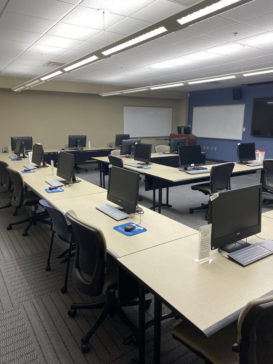 ThomasonLibrary's tweet image. Looking for a computer lab on campus? Check out the one in the Library!