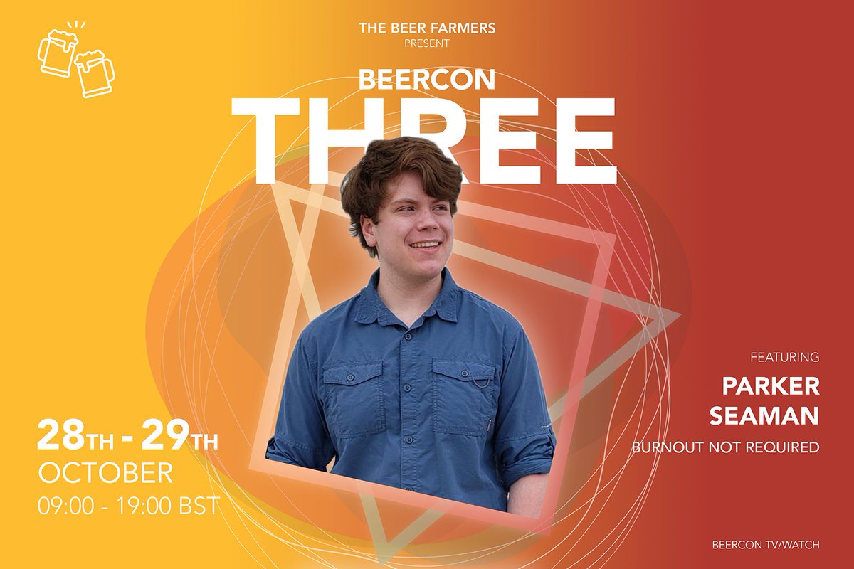 TheBeerFarmers's tweet photo. One of #BeerCon2’s musical maestros, @strongthany_, returns to #BeerCon3 to talk about a topic we’ve all had run ins with - burn out. Tune in at 14:45 BST on Friday 29th October to hear more.
https://t.co/F18Iwp0QXe https://t.co/TVXh6lAvu0