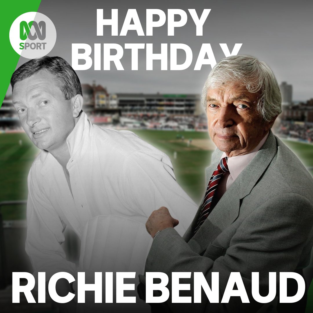 abcsport's tweet photo. It would have been Richie Benaud's 91st birthday today. ❤️🏏

The cricketing world misses him every summer - what's your favourite Richie moment?

📰 Full sport coverage: https://t.co/wzVDJ5Slqj
📩 Subscribe to our newsletter: https://t.co/n7iS0bI0Jq https://t.co/pA1xzQygG1