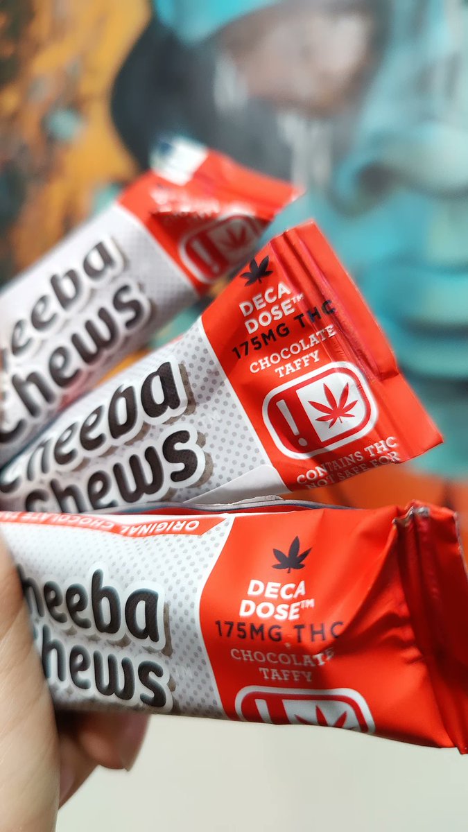 ProjectReleaf's tweet photo. Have you had your #DECADOSE yet?!?!
🤤🔥🚀
These 175mg chocolate taffy's from @CheebaChew are JUST what you need for the day! 💯💯🌄
... or night!! 🌌😴 https://t.co/WYQWMtzSum