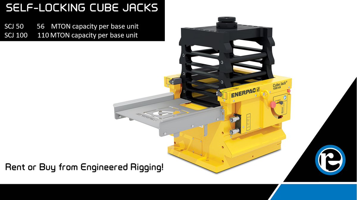 ER_HeavyLifting's tweet image. A safer, more efficient alternative to the jack-and-pack method, the Self-Locking Cube Jack features a small footprint, is useable in confined spaces &amp;amp; provides a stable lift to nearly 10 feet. Call @john_kuka at 317-468-3725. #EngineeredRigging #HeavyLiftingExperts #CubeJacks