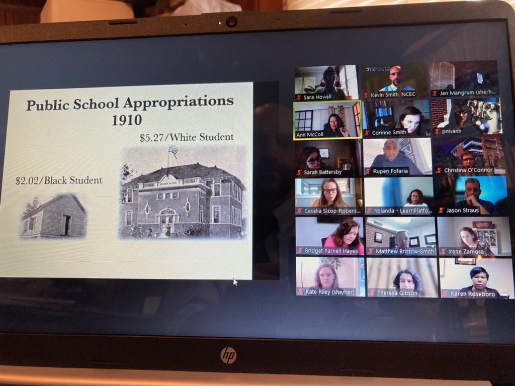 kevinsmith_tcnc's tweet photo. Learning with Dr. Dudley Flood and Ann McColl about the history and trajectory of NC’s public schools is time well spent indeed! 

We are so fortunate to have such courageous leaders among us today. #NCEd #EPFPNC #EdPolicy https://t.co/TFnPBgfG9V