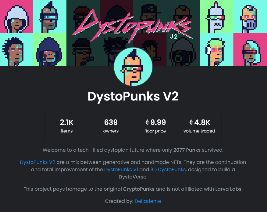 DystoPunks tweet media