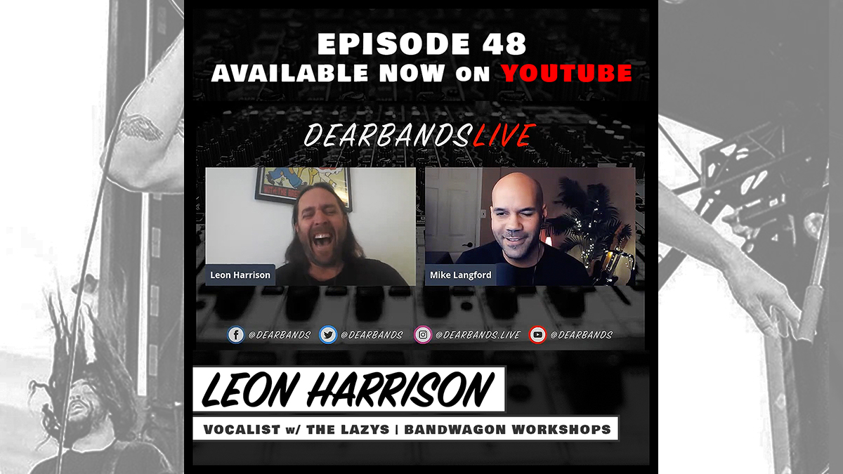 Ep. 48 - LEON HARRISON
(Vocalist w/ #TheLazys | #BandwagonWorkshops)

Some bands won't cross the street for an opportunity... and some bands will move to the other side of the planet for a chance.

Watch now on YouTube!! 😎🤘
youtu.be/BOTs2AW1WhY