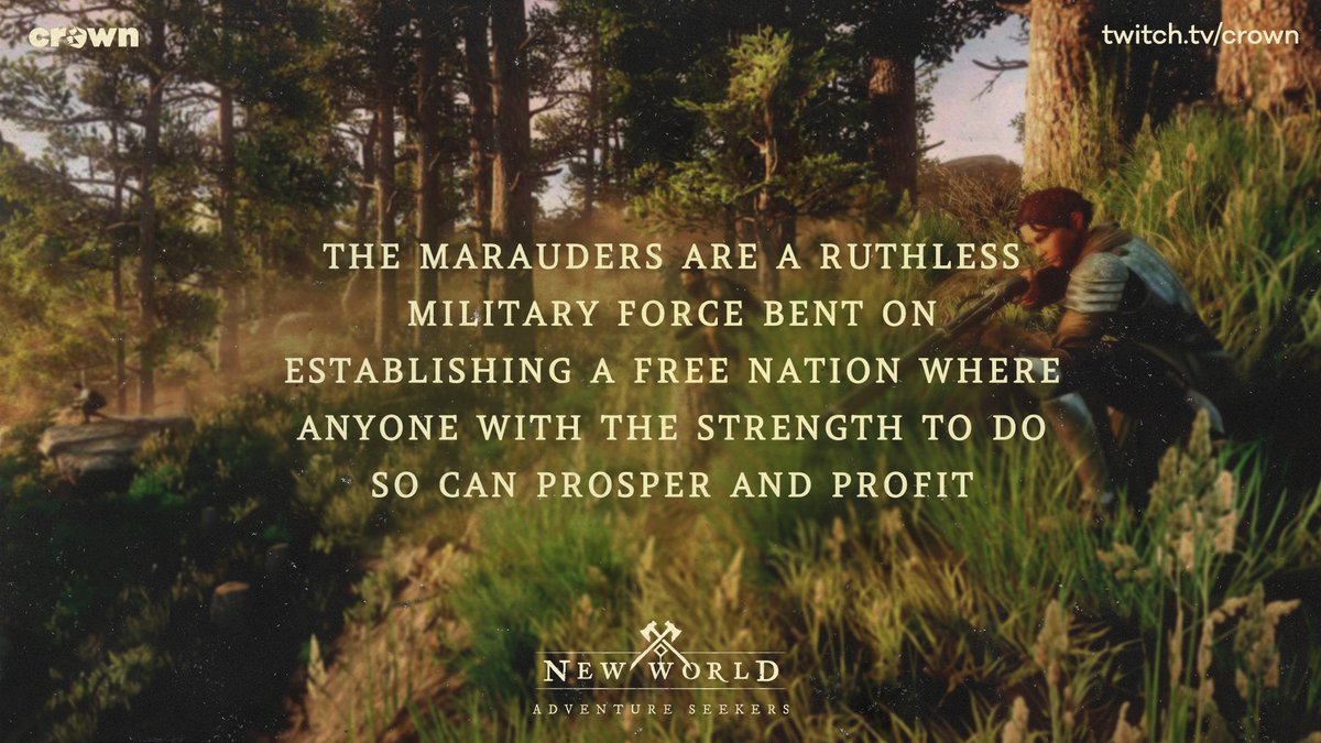 crownchannel's tweet image. ⚔️#PlayNewWorld Giveaway⚔️ Follow us, tag your faction, like &amp;amp; RT this post for a chance to win @playnewworld faction bundles. Ends 10/7 @ midnight PT; winners 10/8. NoPurchNec. US only. 18+. Rules: amzn.to/3a4noXB