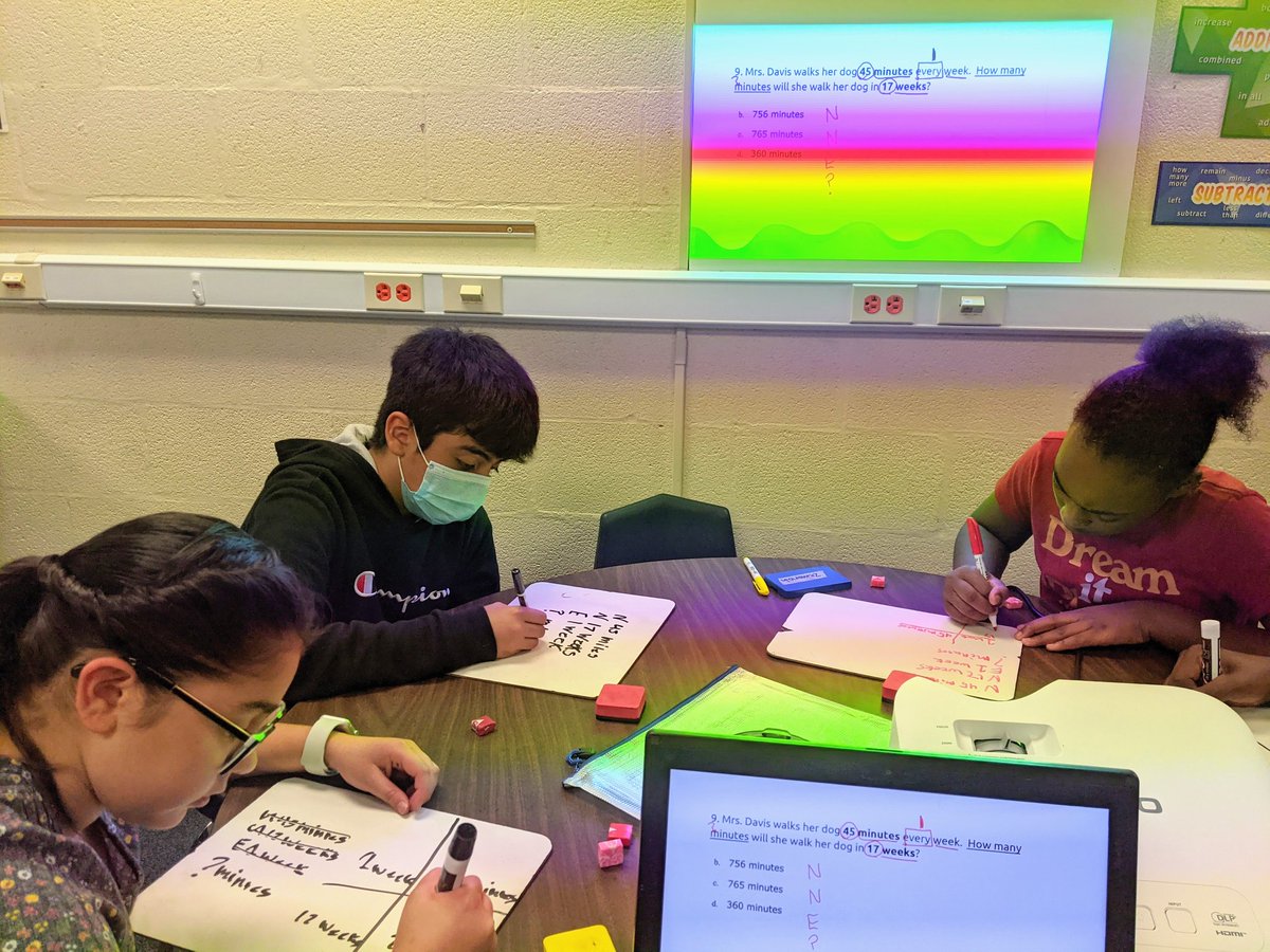 MrsAllredRocks's tweet photo. @EhrhardtKISD @KleinISDMath Look at these 5th graders working hard during Eagle Time to practice their math strategies... So proud! ☺️❤️🦅 https://t.co/4iP9rOBhxn