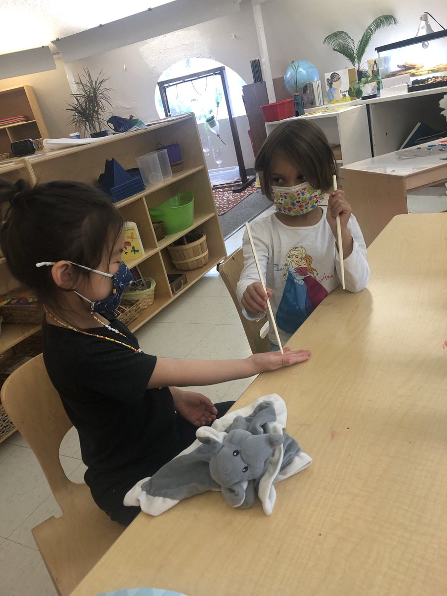 Teacher_AWebb's tweet photo. #FairyTaleScience experiment 2 underway! We read Princess and the Pea and learned about and tested our sensory neurons! The kids have been begging for a new project every day! One book won’t be enough @sarahalbee ❤️ See the comments for my favorite response! @odddotbooks https://t.co/PcOJXKgDyS