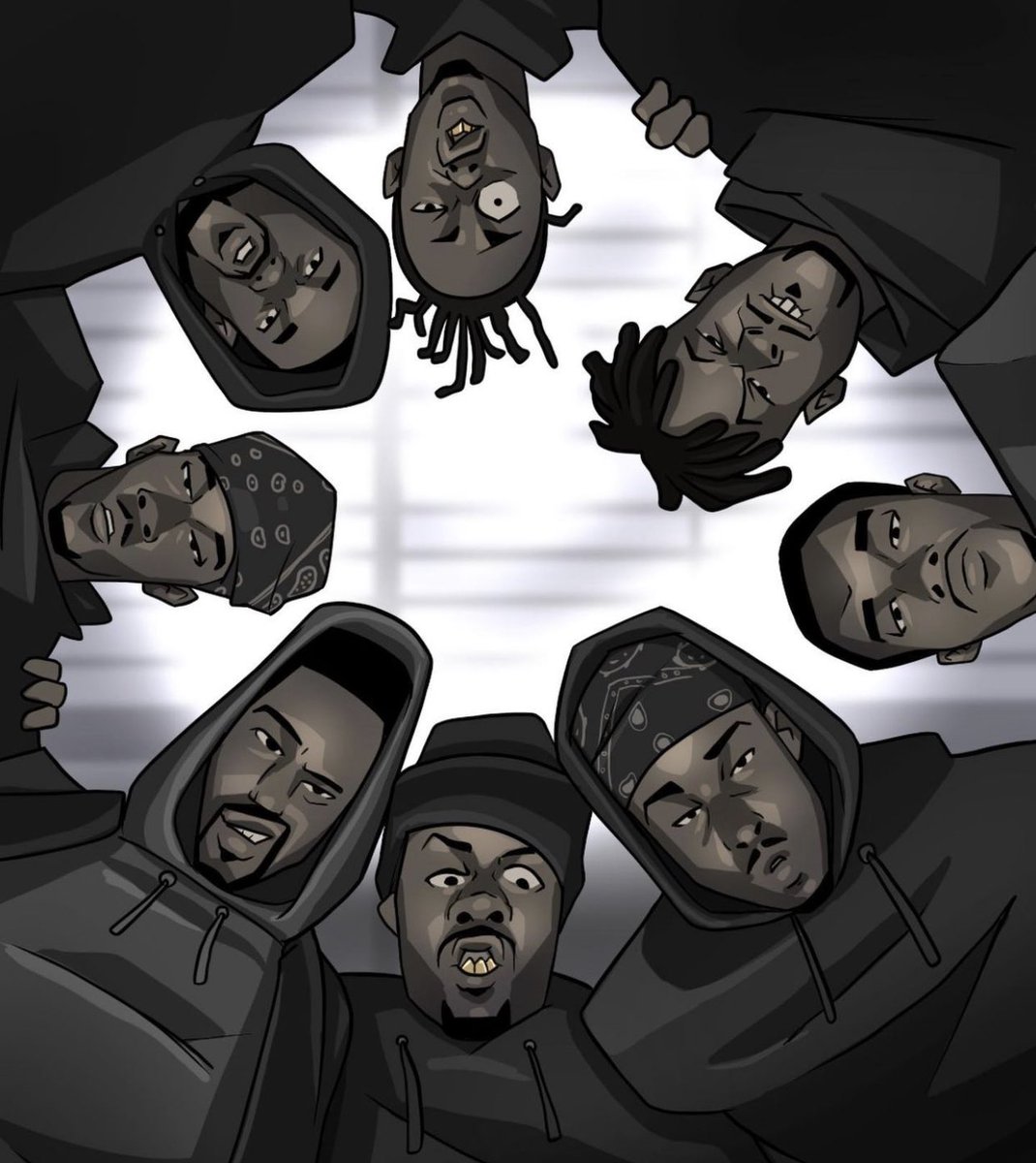 tjatoms's tweet photo. This fan art go crazy #WuTangOnHulu https://t.co/aucV3C6UV5
