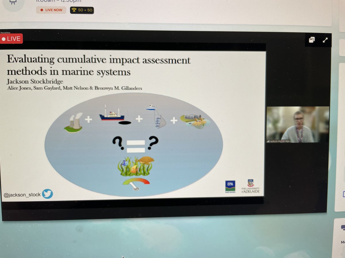 Great talk on #cumulative impacts in #marine systems by @jackson_stock <a href="/world_fisheries/">World Fisheries Congress</a> today in collaboration with <a href="/SA_EPA/">Environment Protection Authority South Australia</a>