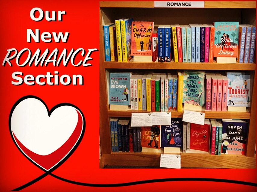 Romance isn't just for August (National Romance Month) - we all need LOVE year around. Due to popular demand, we have added a new ROMANCE section in our store. Or search on our website by typing 'romance' under 'Search for Specific Books’. There’s so much love to be found. ❤️❤️❤️