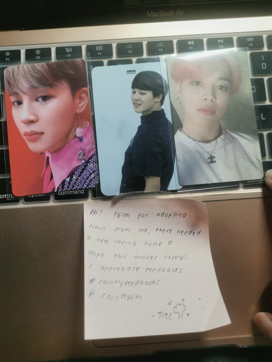 oreoreorio's tweet photo. Thank you @saintlyjk for making sure these pocas get home safely to me, and also for all the pc-collecting tips! 💜💜💜
#saintlyfeedbacks #oreoreorio_buys https://t.co/lhiQgLtaLp
