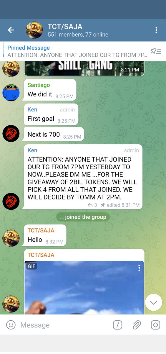 dksm73's tweet photo. The 4 lucky winners of #TCT / #SAJA giveaway will be announced tomorrow.. If you joined telegram after 7pm last night please go contact Ken and let him know... Lucky you!!! Congrats to whomever they chose! Welcome to the the #LionPride #TrustCommunityToken https://t.co/0f2GDkSCLH