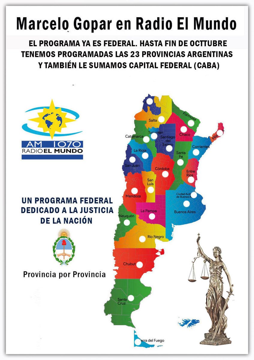 #RadioElMundo85Años 

#Imperdible TODOS LOS SABADOS DE 12 A 15 HS, TE INVITAMOS A ESCUCHAR AL GRAN #MarceloGoparEnRadioElMundo ! 

radioelmundoam1070.com 

instagram.com/am1070radioelm…

instagram.com/horizontelafm/…...

horizontelafm.com

instagram.com/radioelmundotv…