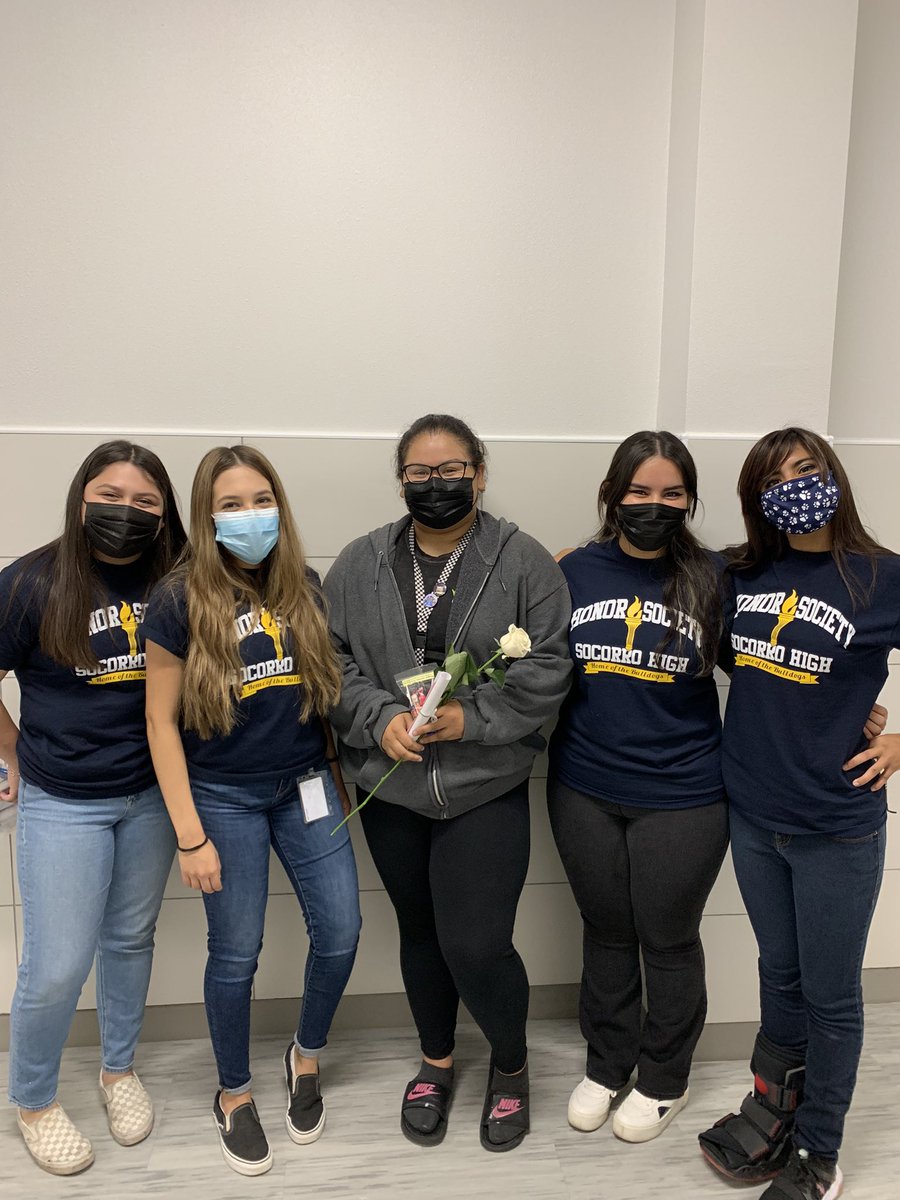 socorronhs1's tweet photo. A warm welcome and congratulations to our 2021-2022 Inductees. We are ecstatic to get started! We can’t wait to see you! @Socorro_HS @mnperales @rdiaz_shs https://t.co/udSEKKzm9R
