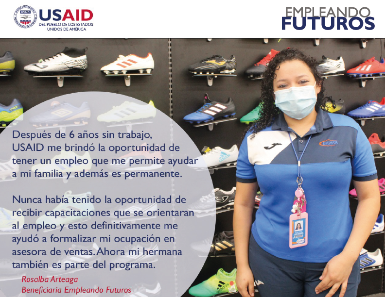 Nos sentimos orgullosos de ser parte del testimonio de nuestros jóvenes, gracias a la ayuda de <a href="/USAIDHonduras/">USAID Honduras</a> miles de jóvenes tienen la oportunidad de recibir un empleo previo a la capacitación necesaria de competencias laborales para emprender en el mundo laboral #Empleo