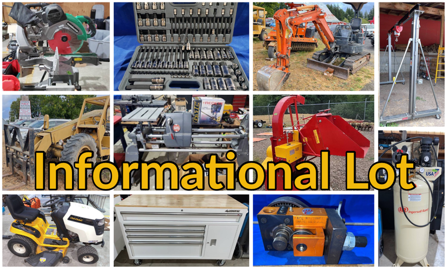 StokesAuction's tweet photo. Stokes Online Auction: Mechanic Tools - Mini Excavator - Equipment &amp; More. Washington State
Auction begins: Wed., September 29 at 10 AM
Ends Beginning at 7 PM on Sun., October 3
More info: https://t.co/ifbw0fngzF https://t.co/KXAfAoy21e