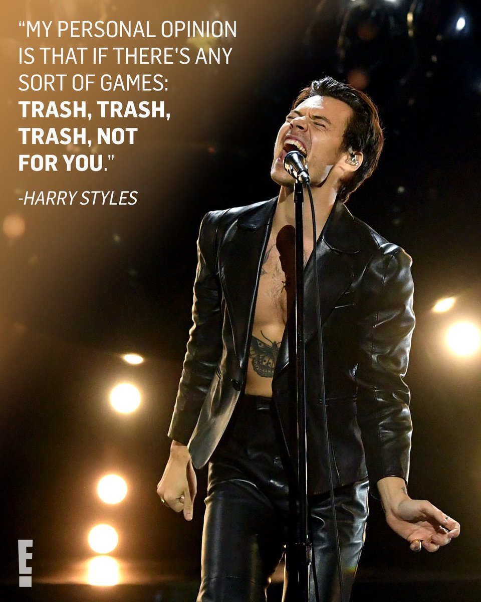 enews's tweet image. Harry Styles really said DUMP 🗣️ HIM 🗣️ (📷: Getty)