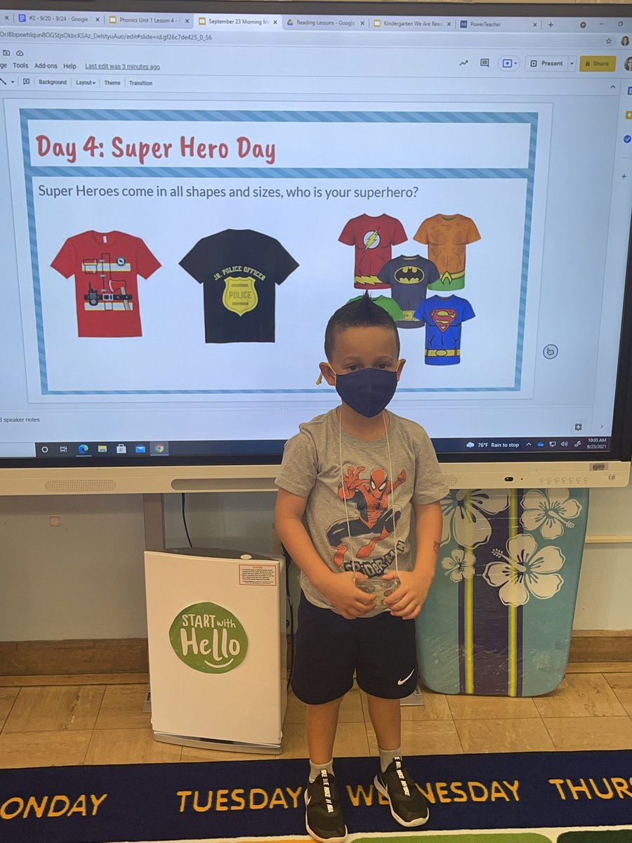 SoleidyE's tweet photo. @WOSnews superhero day! #helloweek🙋🏻‍♀️ https://t.co/U8mGUET7I4