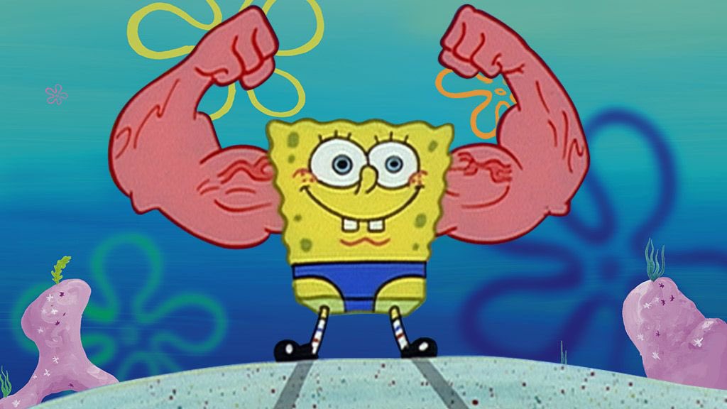 Kevin Villeda on Twitter: "Arm pump got me looking like spongebob http...