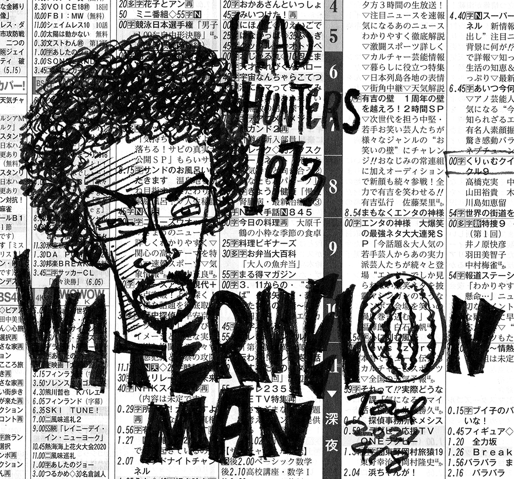 1973年のハービー・ハンコック(習作)
Herbie Hancock 1973 
