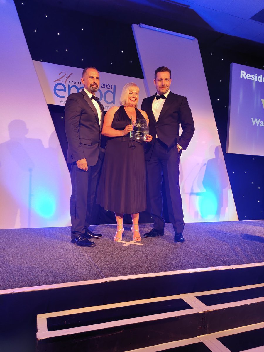 MarketingDerby's tweet photo. And that's three! 🎊 Congratulations to Marketing Derby Bondholder @wavensmere who is this year's  'Residential developer of the year' at the East Midlands Property Dinner 2021 #Eastmidsprop https://t.co/1l9u9i9qcb