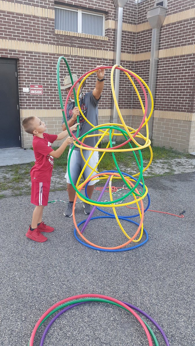 Our class at P.E. with coach Morgan. #HollyHillSchool ##knightshonor