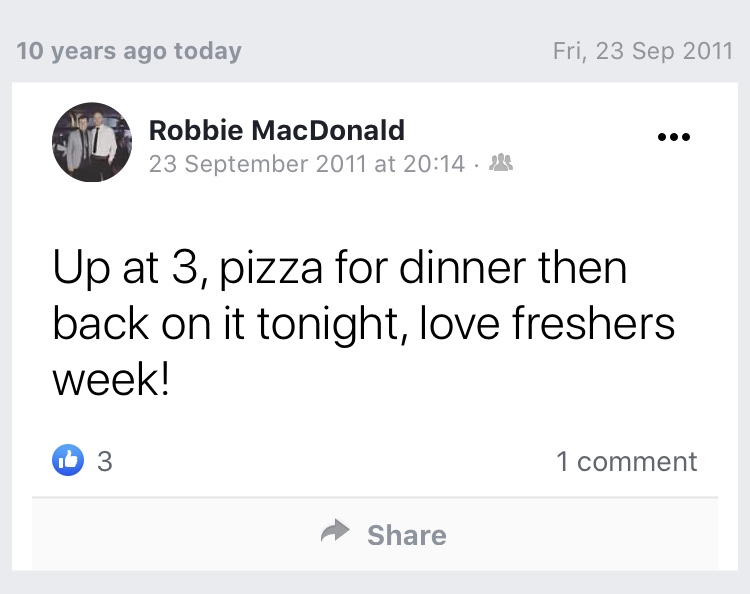 RobbMacD's tweet image. Changed days eh